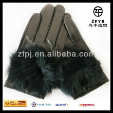 2013 nouveaux styles gant de cuir de mode fourrure de sexe
